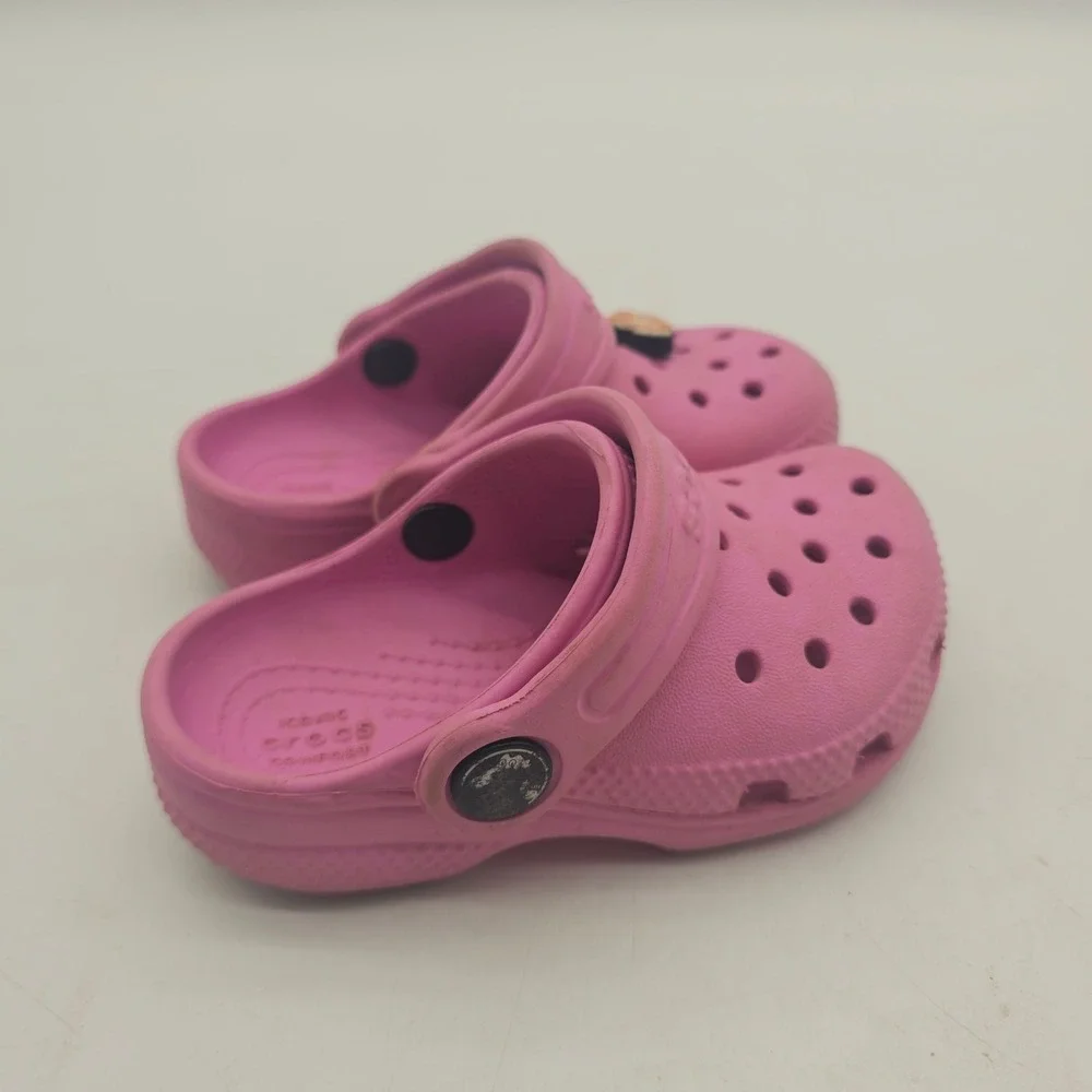 Crocs Classic Clogs Shoes Kids Size 6C Toddler Pink Sip On